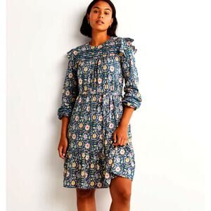 Boden Trim Detail Jersey Dress Size 10 NWT $140
